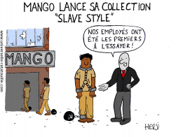 Mango lance sa collection "slave style"