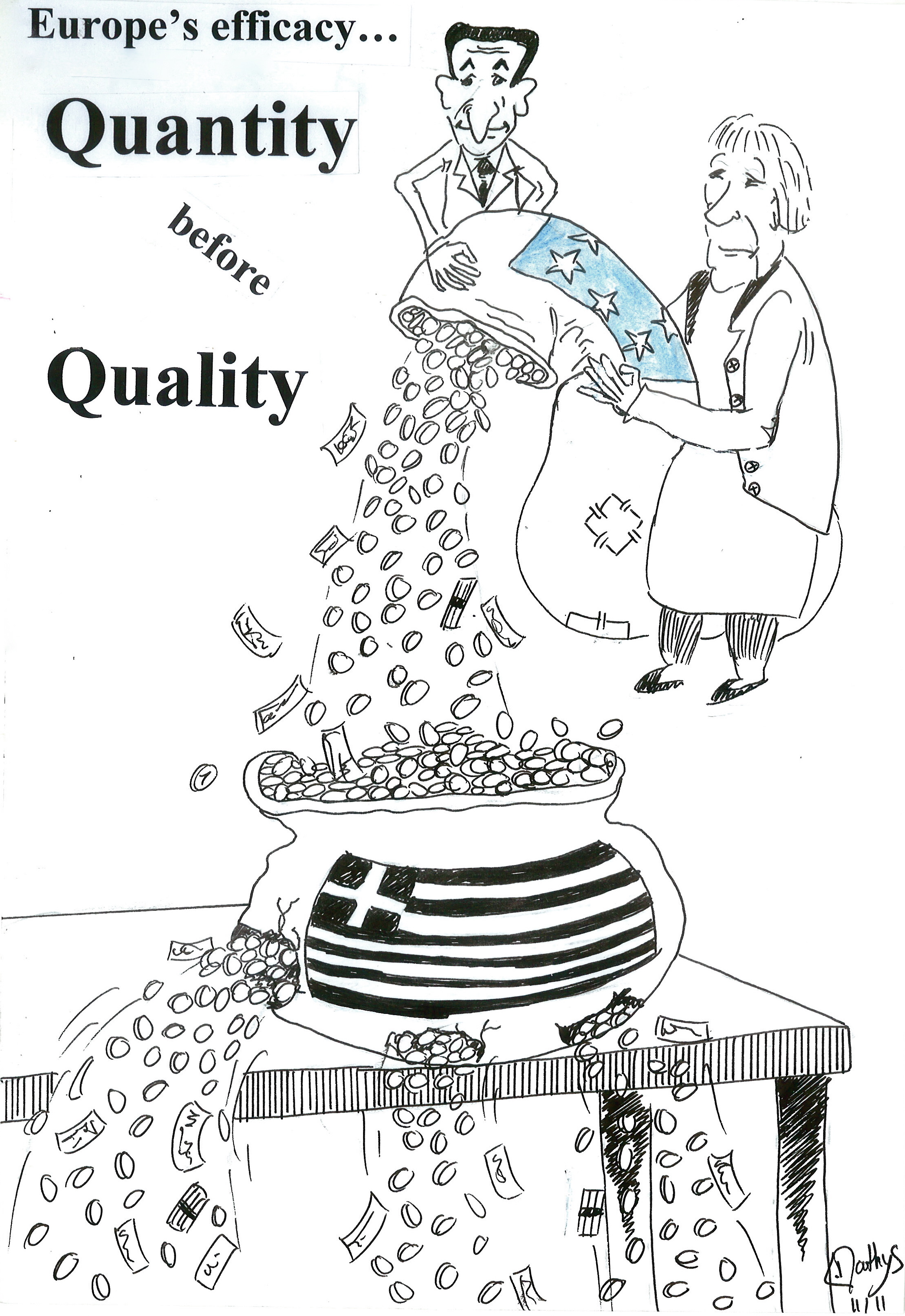 Europe’s efficacy: Quantity before Quality