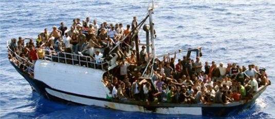 Source : « L’Italie durcit sa politique d’immigration ; l’ONU s’inquiète », mai 2009, par l’AFP pour LePoint.fr