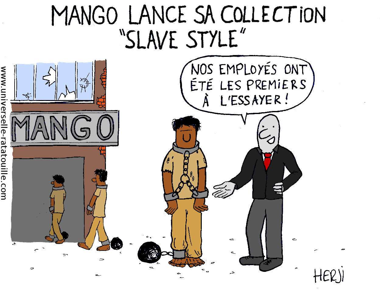 Mango lance sa collection « slave style »