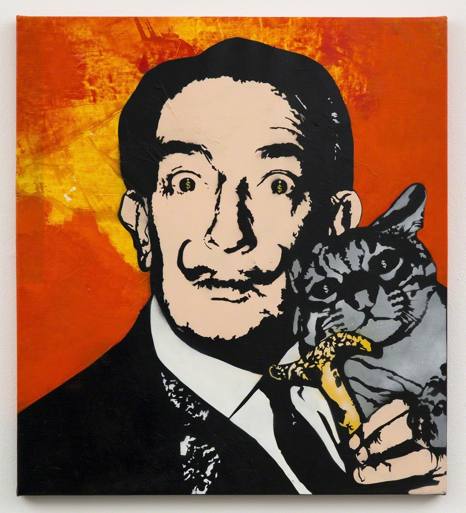 Pop Culture and Iconic Art History Mashups from the Father of Stencil Art